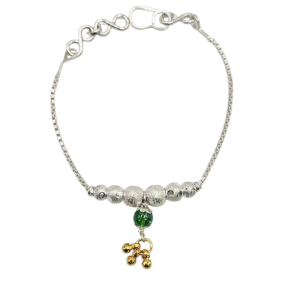 Silver Berry Drop Baby Shower Rakhi