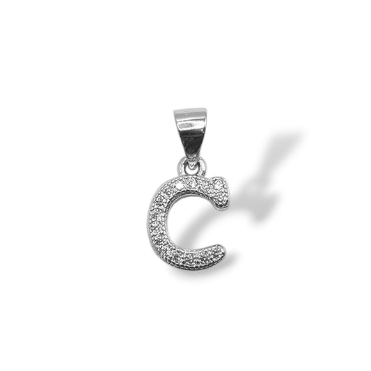 Circle of Confidence – C Silver Pendant