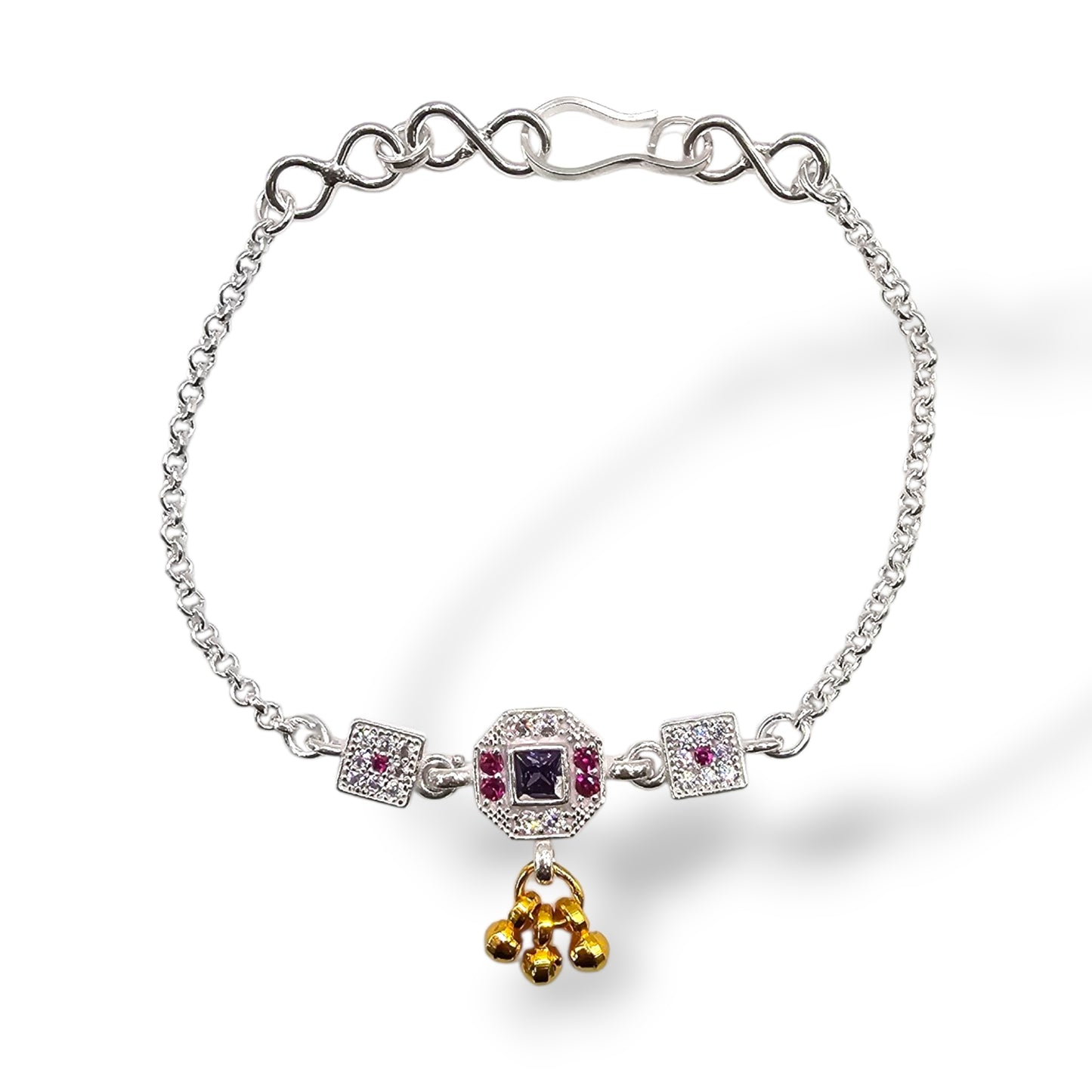 Blessed Beginnings Silver Baby Shower Rakhi