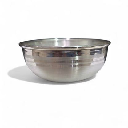 Annaprashan Medium Silver Set With Glass, Spoon And Bowl