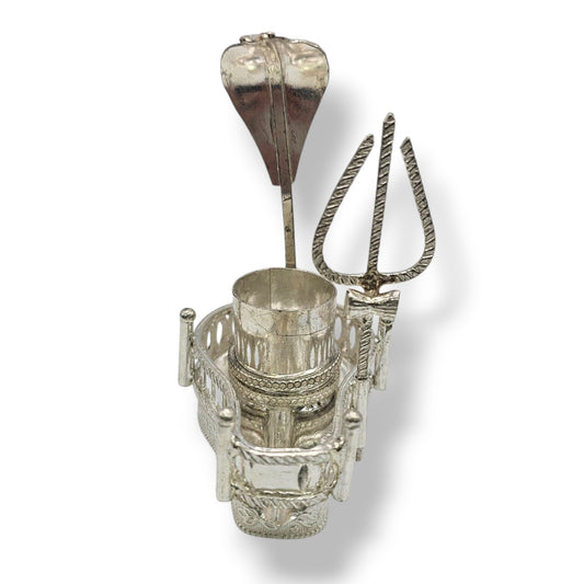 Mahadev’s Blessing Silver Set