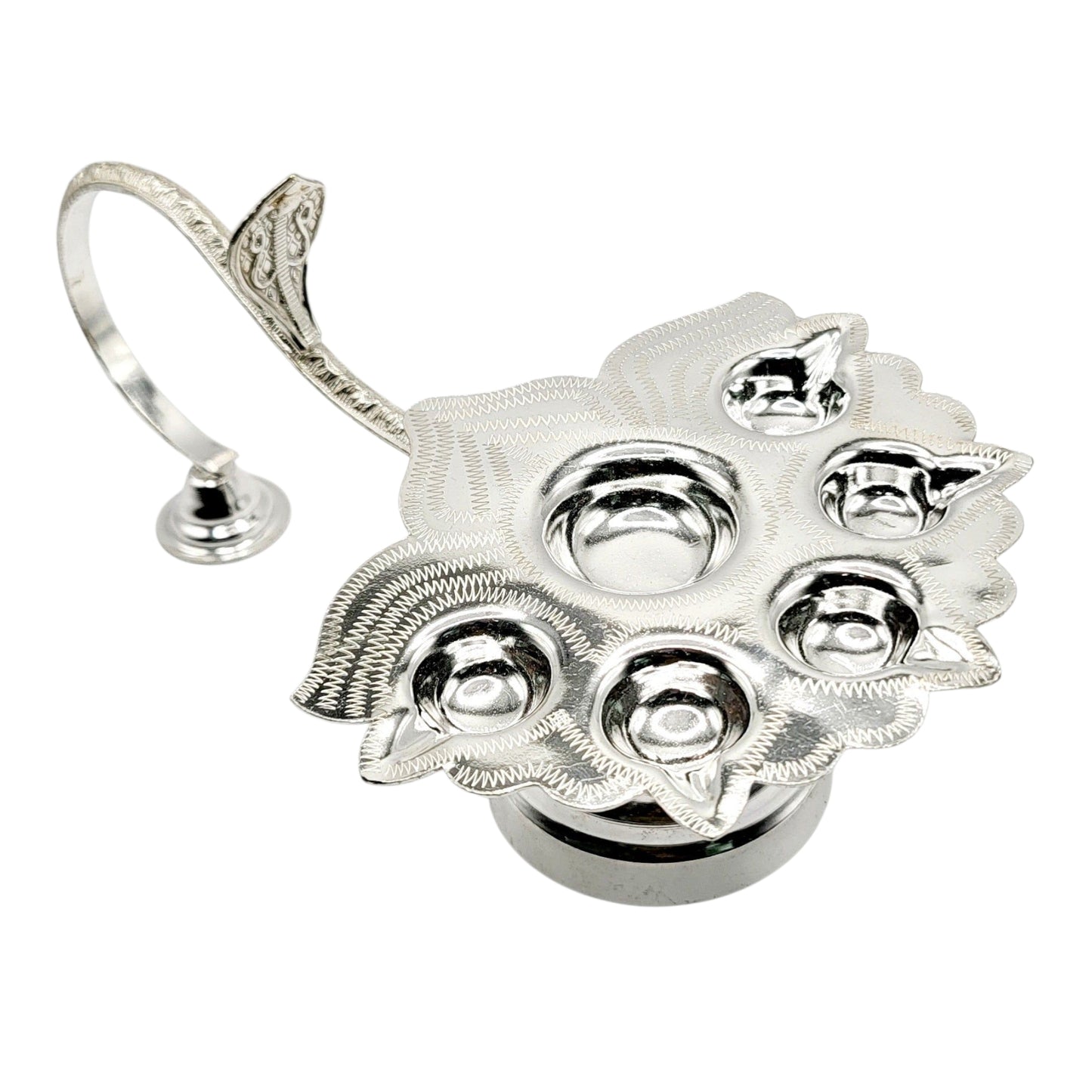 Pure Silver Panch Aarti
