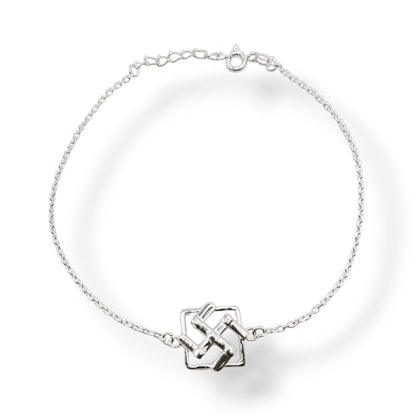 Silver Shubh Swastik Rakhi