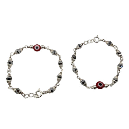 Infant Red Nazar Charm Bracelet