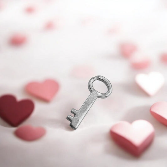 Key To Grace Silver Key Pendant