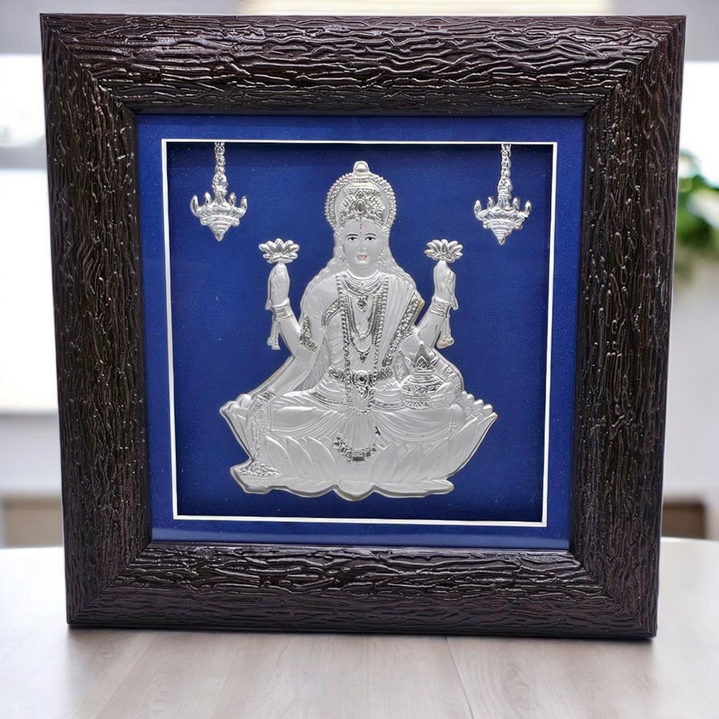 Dhanalakshmi Aura Silver Frame