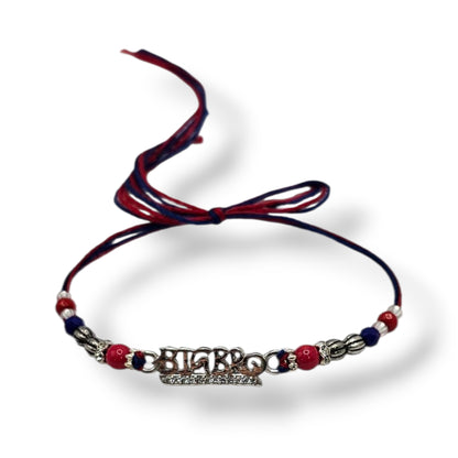Silver Sparkle "Big Bro" Rakshabandhan Rakhi