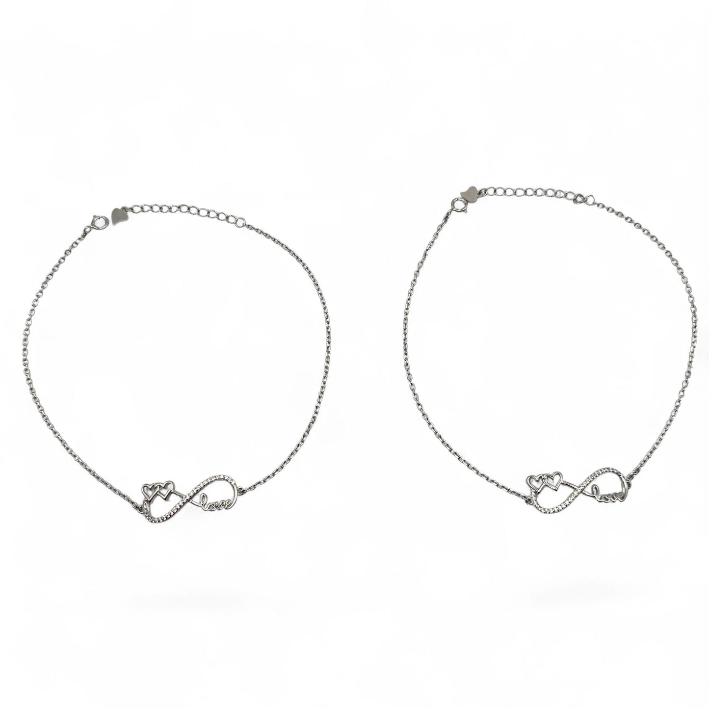 Amor Infinity 925 Silver Imported Anklets