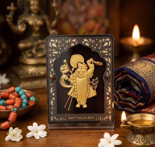 Swaroop Collection: 999 Gold Leaf Nathdwara Frame