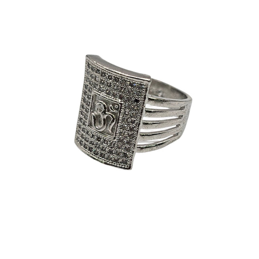 Unisex silver om ring