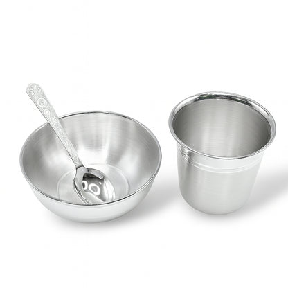 Shubhaarambh Silver Annaprashan Set