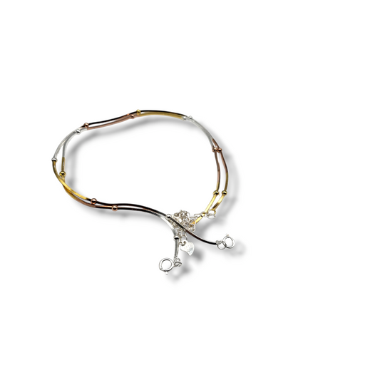 Italian silver anklet