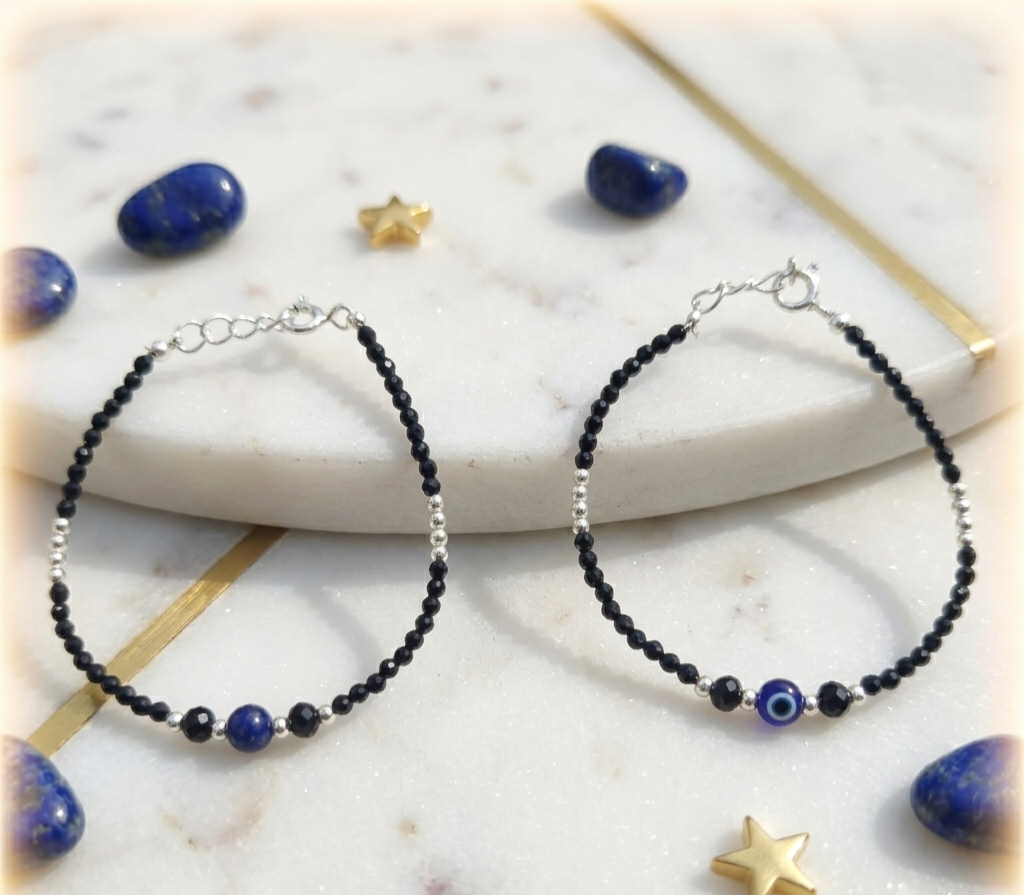 Kids Evil Eye Black Bead Nazariya