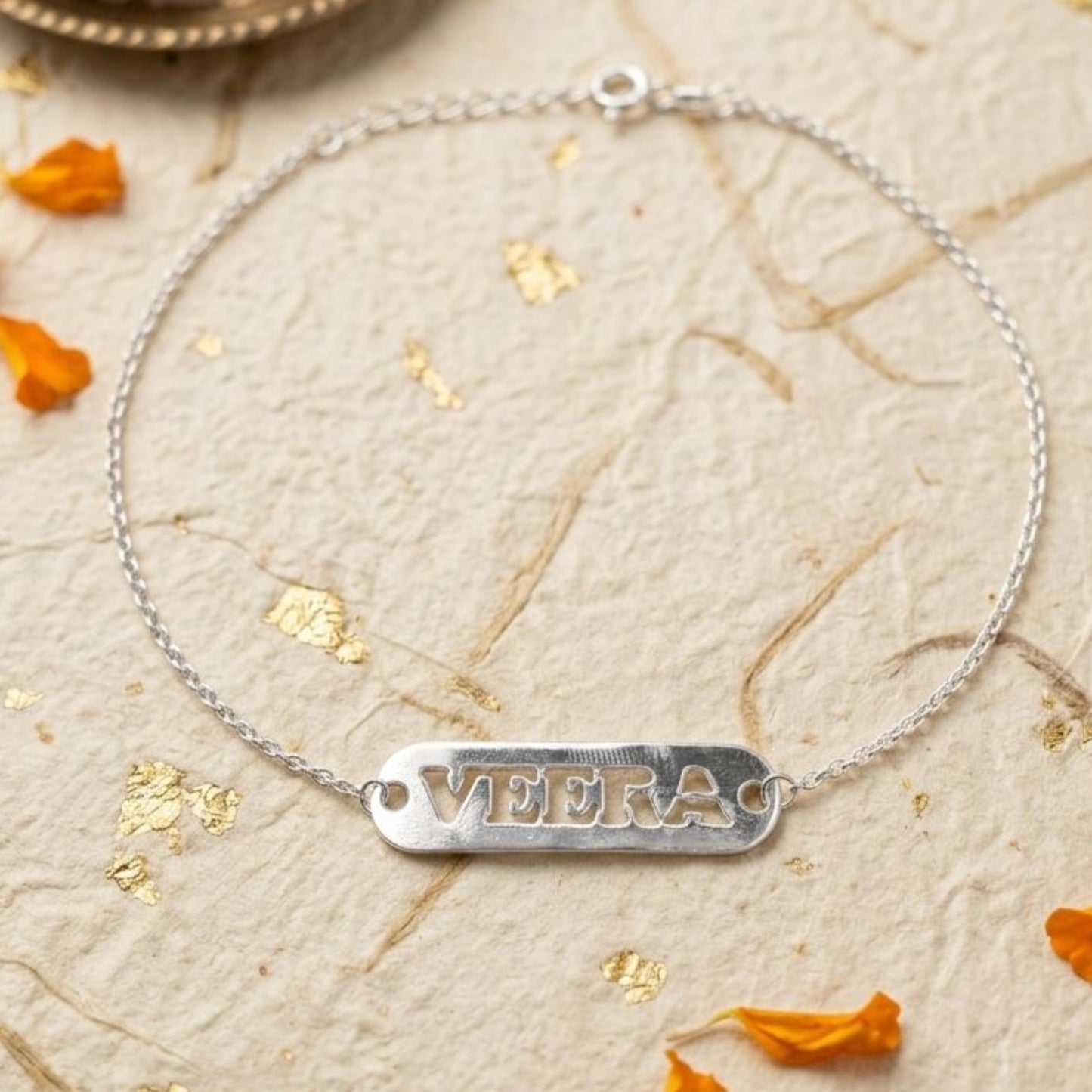 Veera 925 Silver Rakshabandhan Rakhi