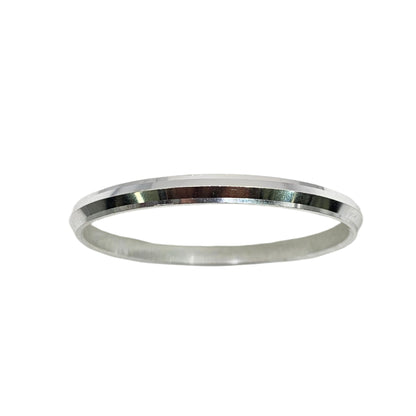 Silver Veer Punjabi Mens Jointless Kada