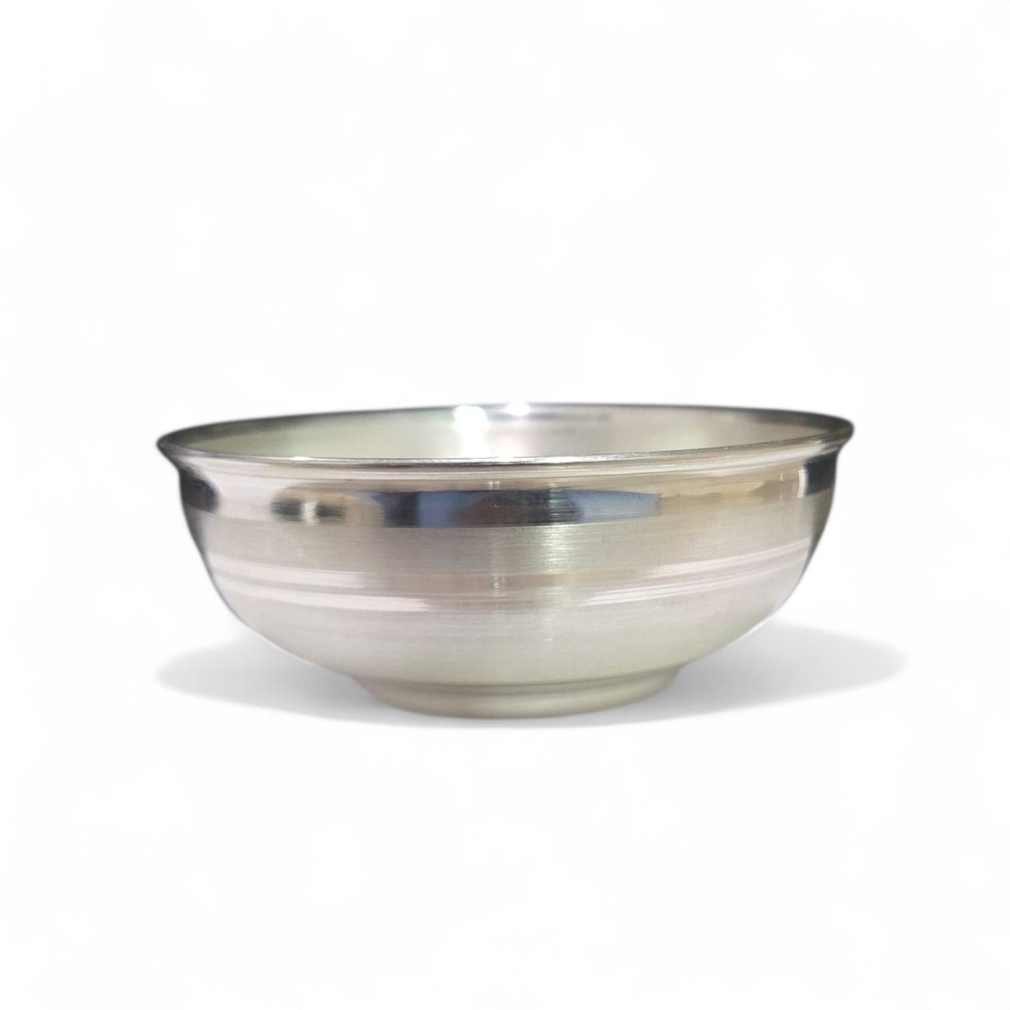 Annaprashan Small Silver Bowl, Spoon And Glass Set