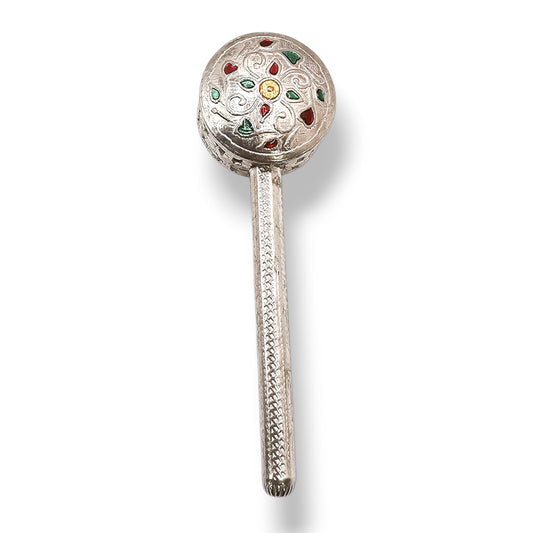 Royal Heirloom Silver Rattle