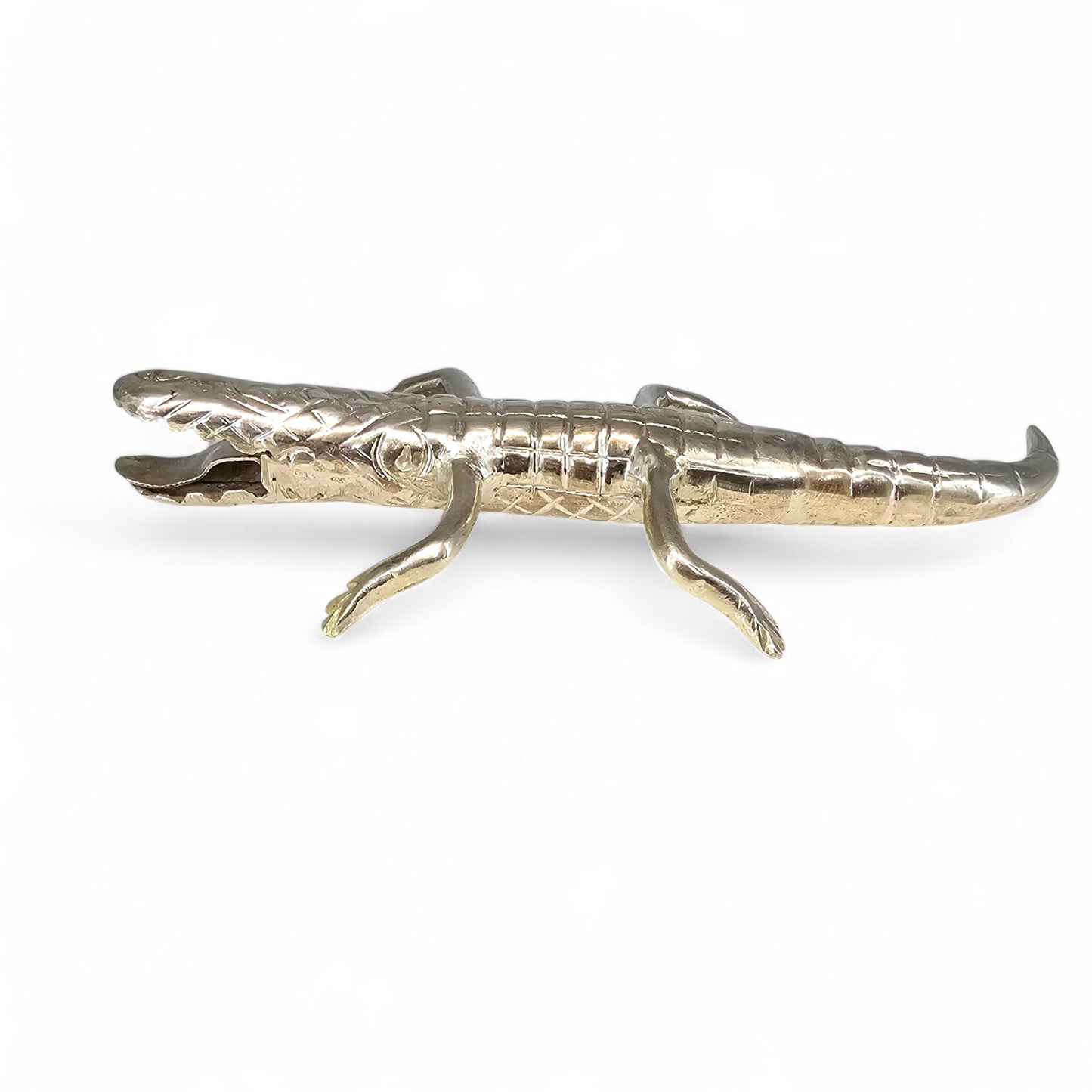 The Vahana Figurine – Pure Silver Crocodile for Emotional Balance