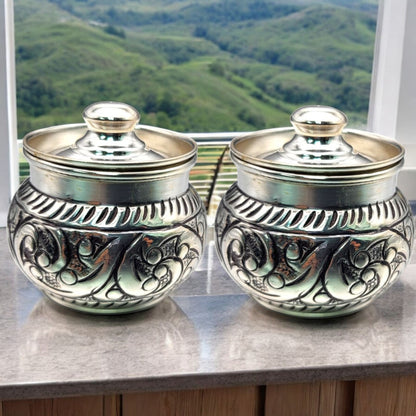 Aaradhya Silver Kalash Set