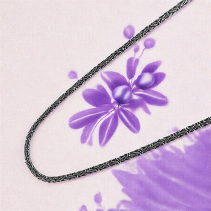 Yodha Classic Antique Finish Silver Men's Chain