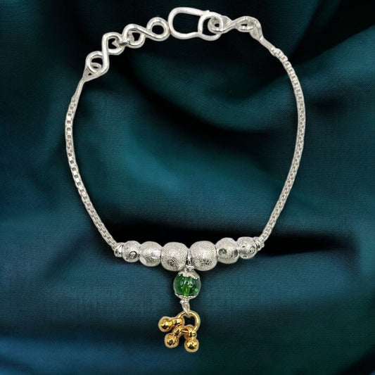 Silver Berry Drop Baby Shower Rakhi