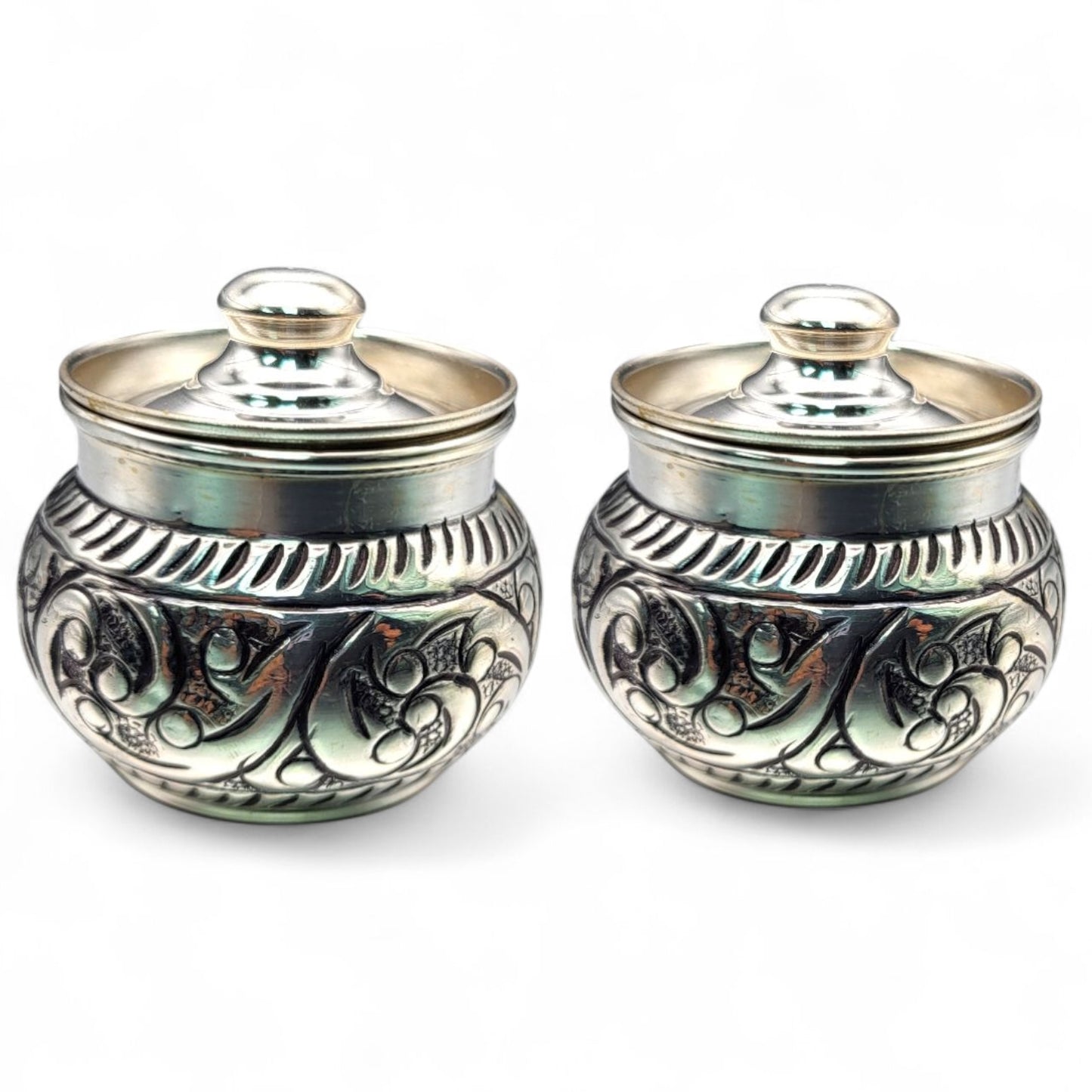 Aaradhya Silver Kalash Set