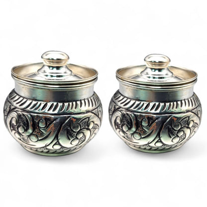 Aaradhya Silver Kalash Set