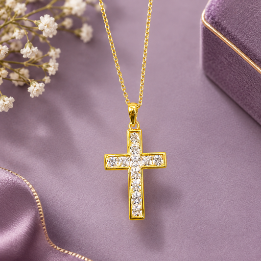 Luminous Cross Necklace