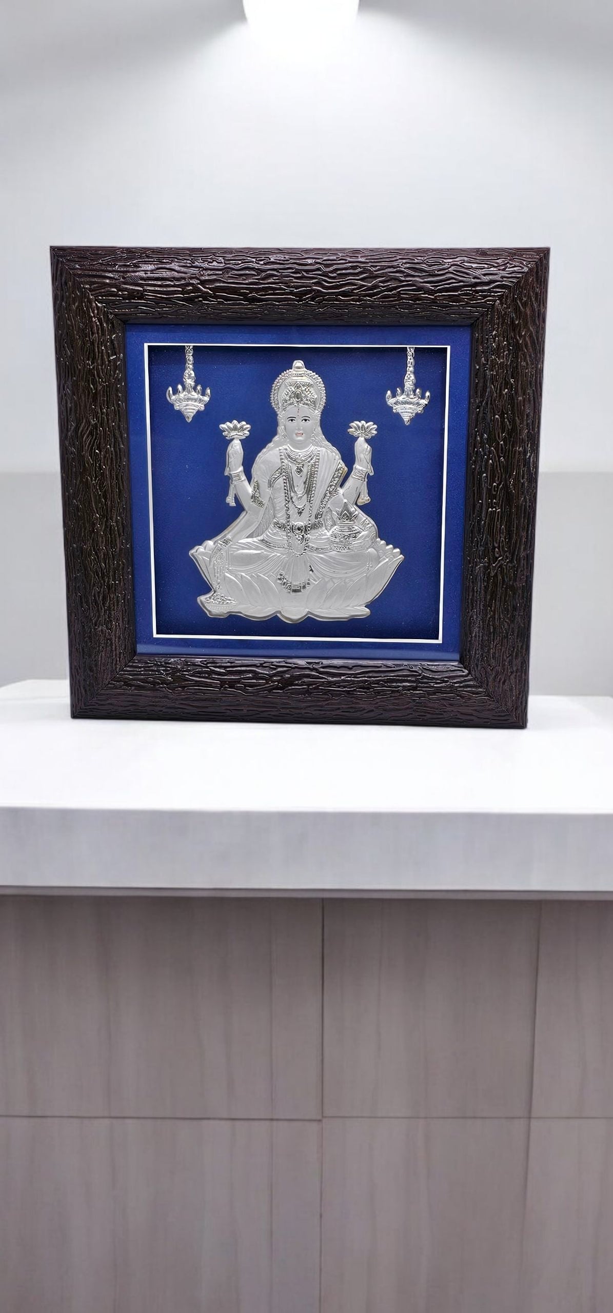 Dhanalakshmi Aura Silver Frame
