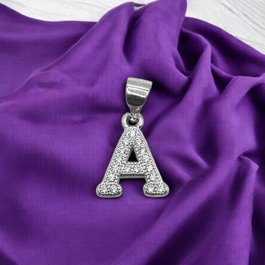 Aura A Silver Pendant