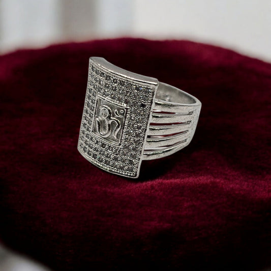 Unisex silver om ring