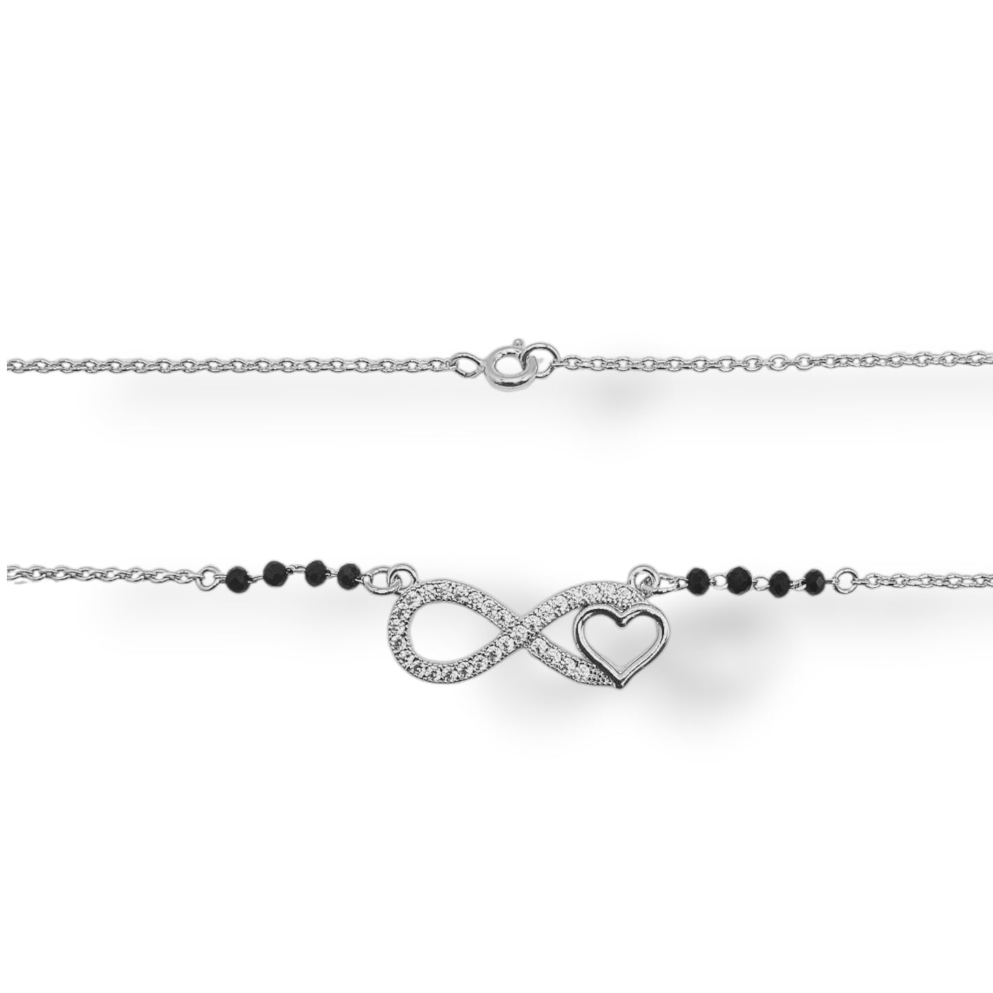 Forever Knot Silver Mangalsutra