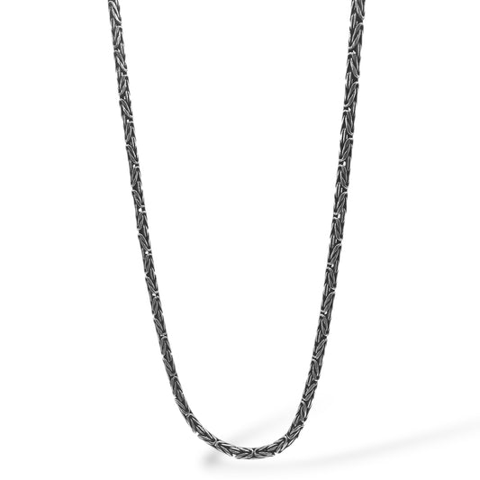 Yodha Classic Antique Finish Silver Men's Chain