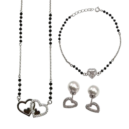 Premrekha Silver Mangalsutra Set