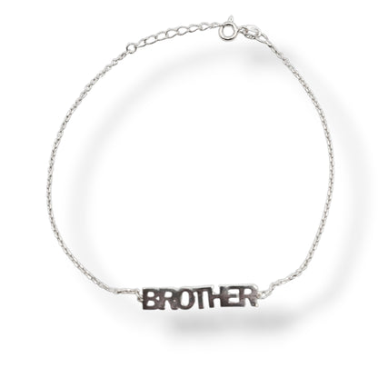 Brother Love 925 Silver Rakhi Bracelet