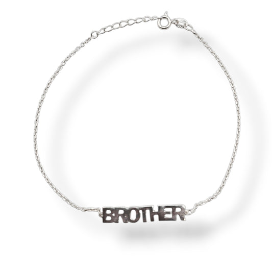 Brother Love 925 Silver Rakhi Bracelet