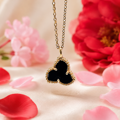 Noir Amore Murano Pendant With 925 Silver