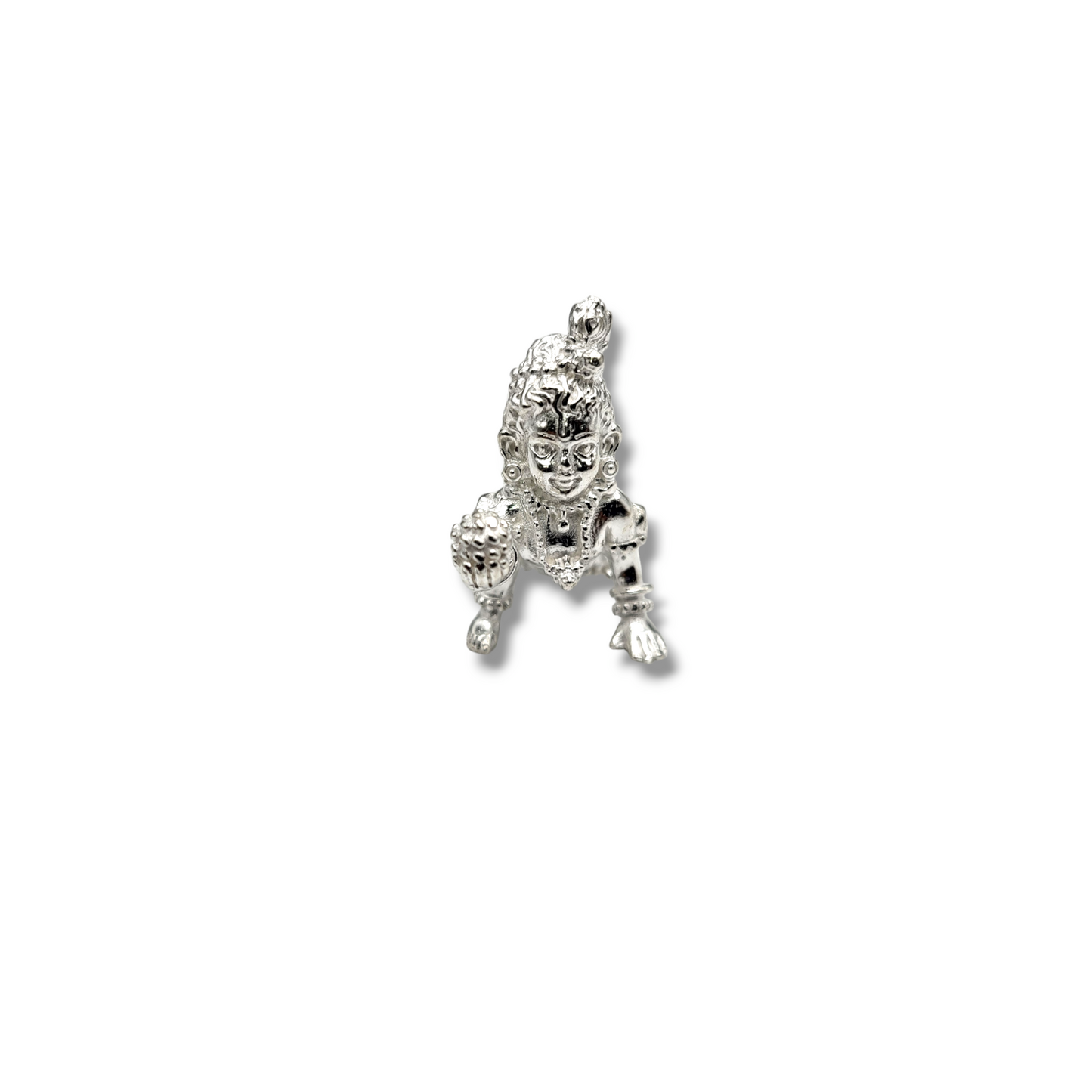 Silver zula with Laddu Gopal