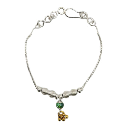 Silver Twirl Baby Blessing Baby Shower Rakhi