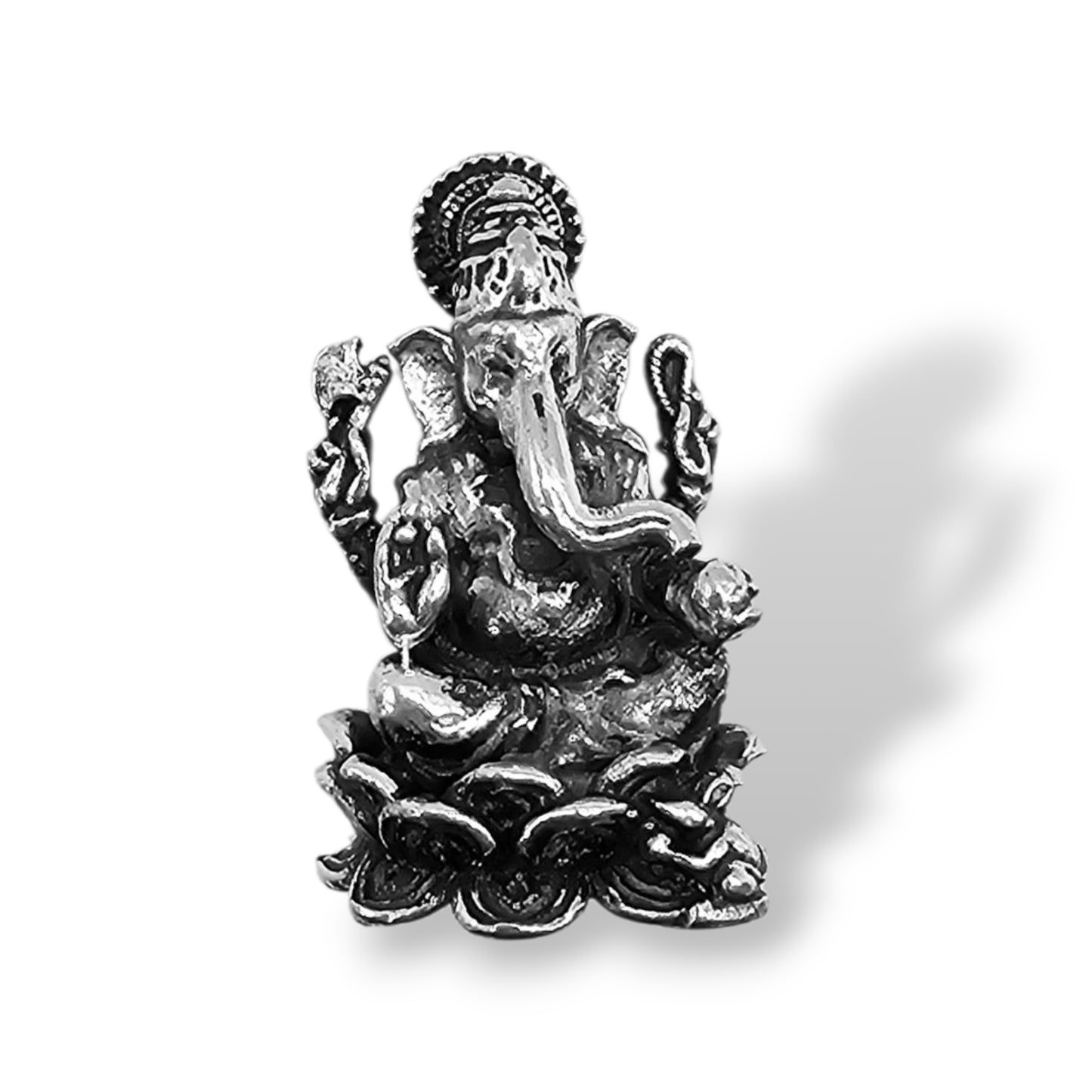 Shree Siddhi Ganesha Antique Silver Idol