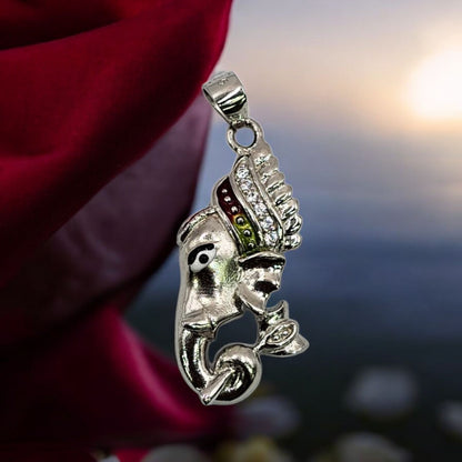 Divya Vighnaharta 925 Silver Unisex Pendant