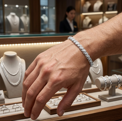 The Argent Chain Silver Men's Bracelet