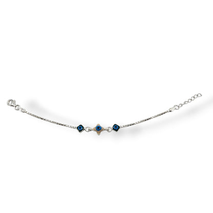 Nazar Suraksha Silver Rakshabandhan Rakhi