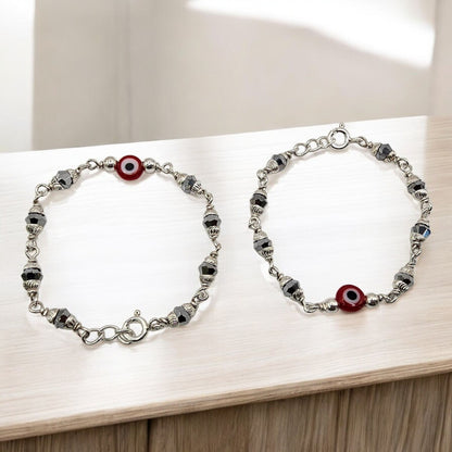 Infant Red Nazar Charm Bracelet