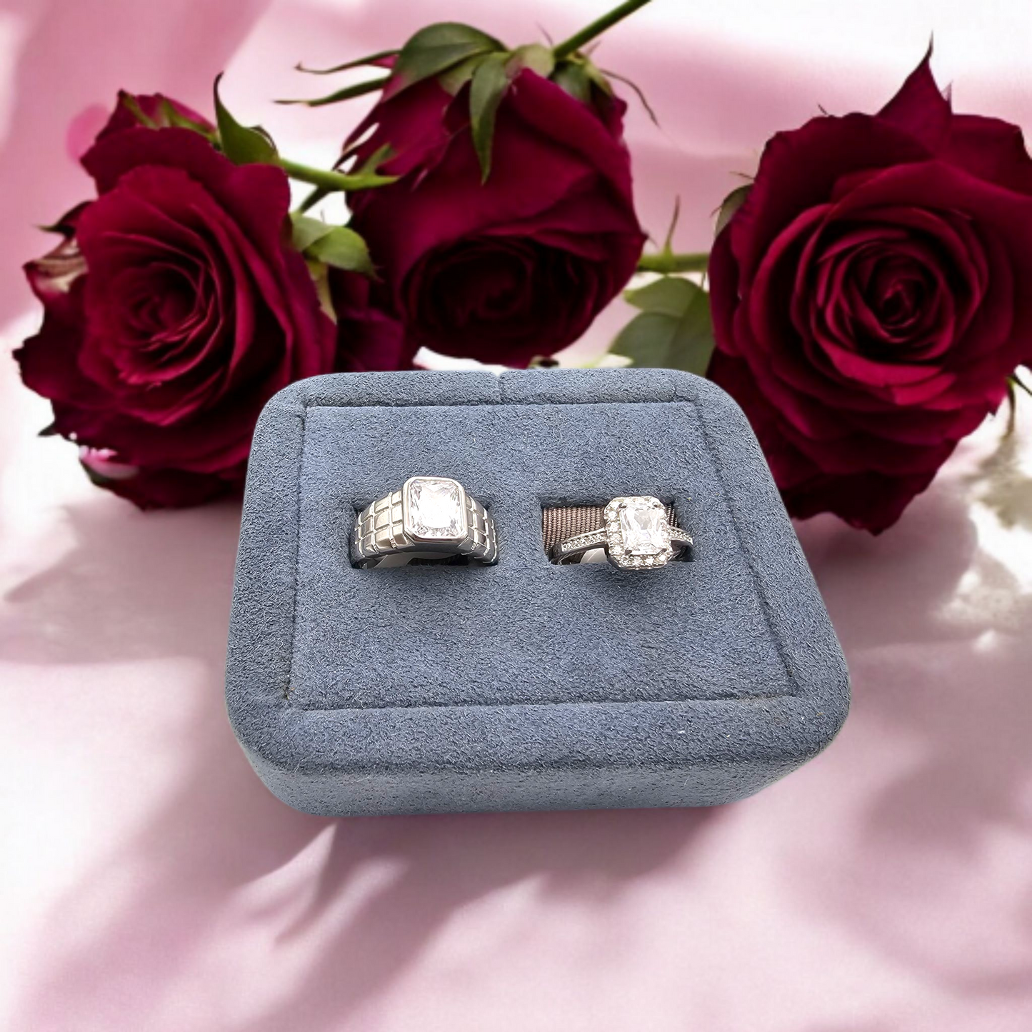 SILBER WEDDING COUPLE RING