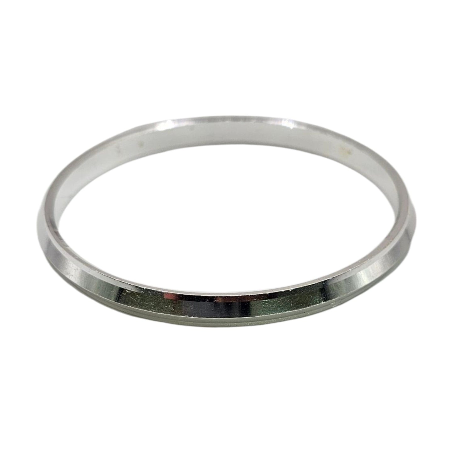 Classic Silver Edge Mens Kada