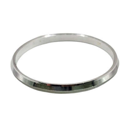 Classic Silver Edge Mens Kada