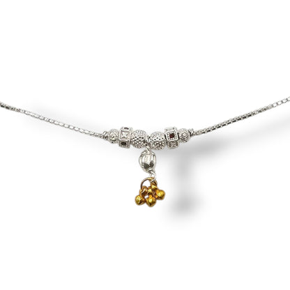 Dazzling Dangling Charm Baby Shower Rakhi