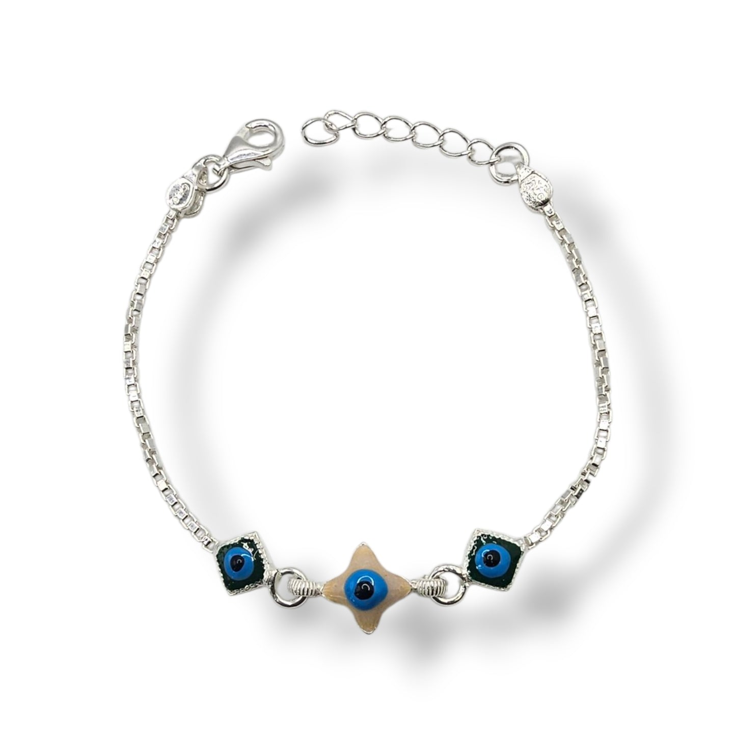 Nazar Suraksha Silver Rakshabandhan Rakhi