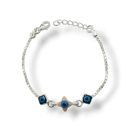 Nazar Suraksha Silver Rakshabandhan Rakhi